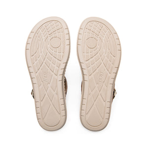 100227 TAN FLEXI CALZADO DAMA SANDALIA SANDAL
