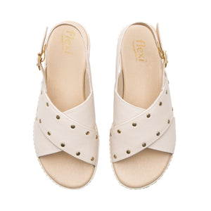 100233 CREMA FLEXI CALZADO DAMA SANDALIA SAND