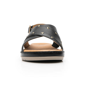 100233 NEGRO FLEXI CALZADO DAMA SANDALIA SAND