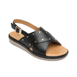 100233 NEGRO FLEXI CALZADO DAMA SANDALIA SAND