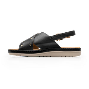 100233 NEGRO FLEXI CALZADO DAMA SANDALIA SAND