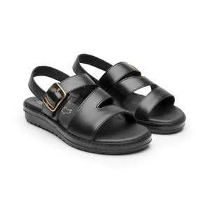 100237 NEGRO FLEXI CALZADO DAMA SANDALIA SAND