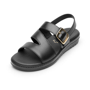 100237 NEGRO FLEXI CALZADO DAMA SANDALIA SAND