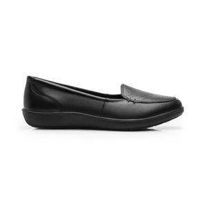 101912 NEGRO FLEXI CALZADO DAMA CHOCLO CASUAL