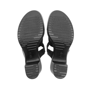 102922 NEGRO FLEXI CALZADO DAMA SANDALIA SAND