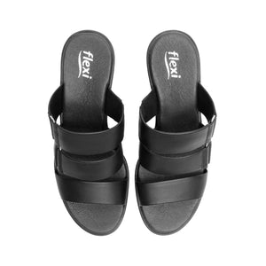 102922 NEGRO FLEXI CALZADO DAMA SANDALIA SAND