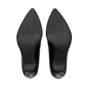 104501 ESCAMA NEGRO FLEXI CALZADO DAMA ZAPATI
