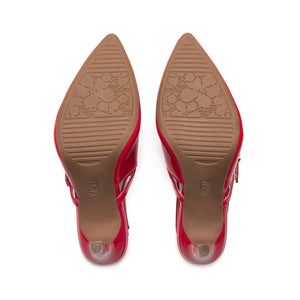 104519 ROJO FLEXI CALZADO DAMA ZAPATILLA SEMI