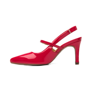 104519 ROJO FLEXI CALZADO DAMA ZAPATILLA SEMI