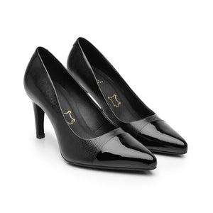 104521 NEGRO FLEXI CALZADO DAMA ZAPATILLA SEM