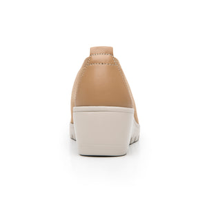 104824 BEIGE FLEXI CALZADO DAMA CHOCLO CASUAL