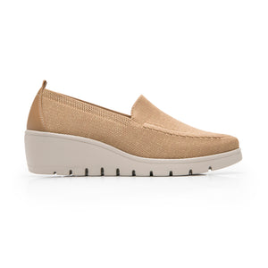 104824 BEIGE FLEXI CALZADO DAMA CHOCLO CASUAL