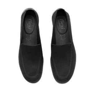 104824 NEGRO FLEXI CALZADO DAMA CHOCLO CASUAL
