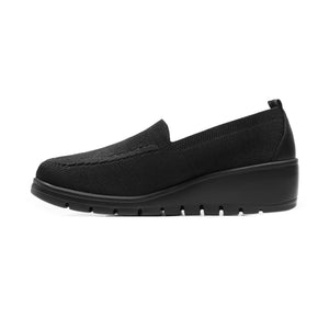 104824 NEGRO FLEXI CALZADO DAMA CHOCLO CASUAL