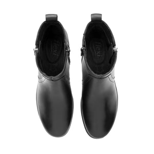 104827 NEGRO FLEXI CALZADO DAMA BOTÍN CASUAL
