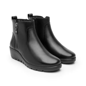 104827 NEGRO FLEXI CALZADO DAMA BOTÍN CASUAL