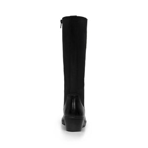 104829 NEGRO FLEXI CALZADO DAMA BOTA ALTA CAS