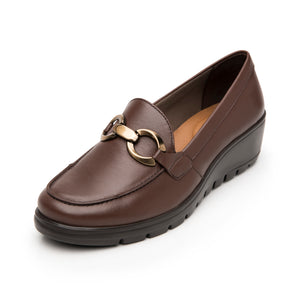 104830 CAFÉ FLEXI CALZADO DAMA CHOCLO CASUAL