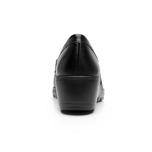 104830 NEGRO FLEXI CALZADO DAMA CHOCLO CASUAL