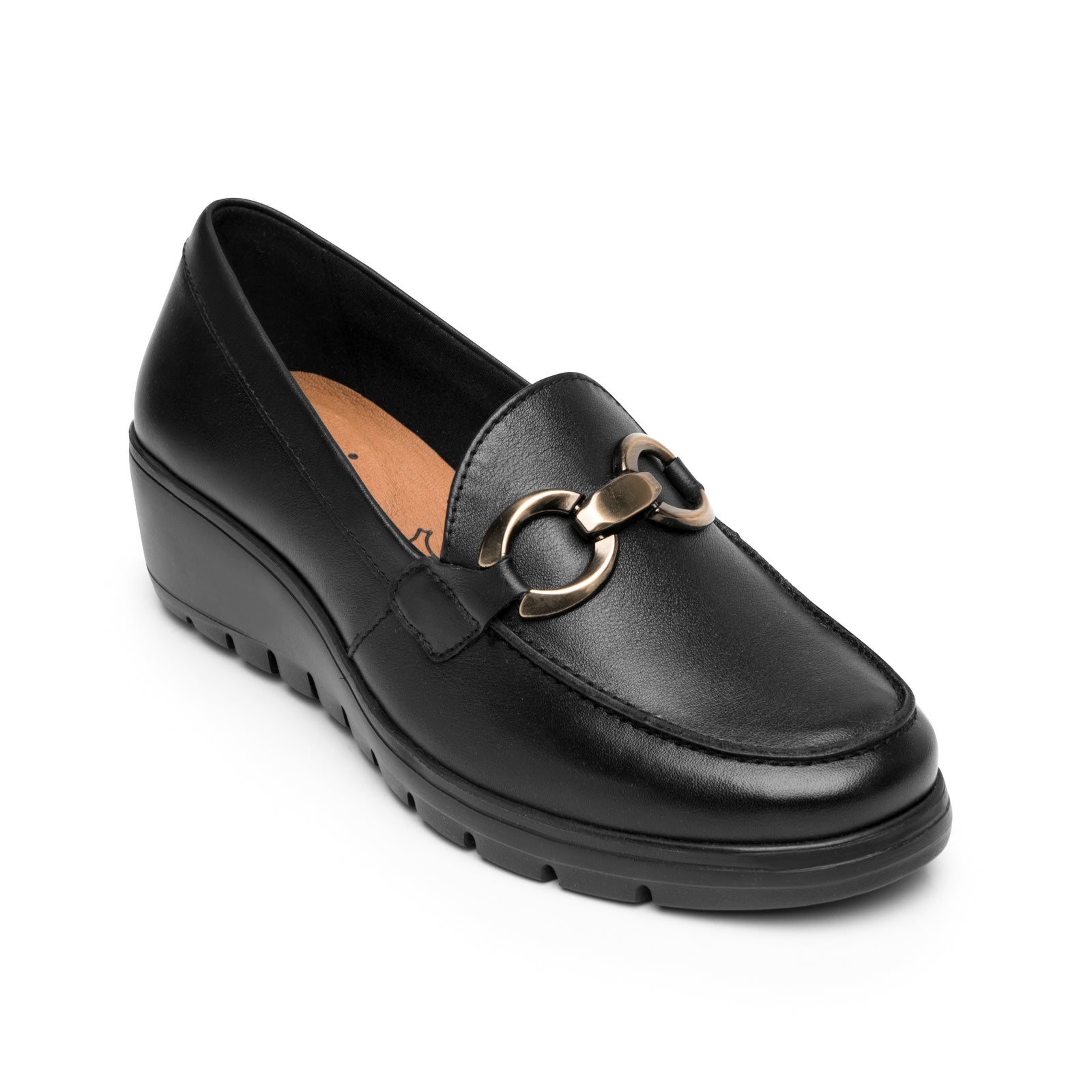 104830 NEGRO FLEXI CALZADO DAMA CHOCLO CASUAL