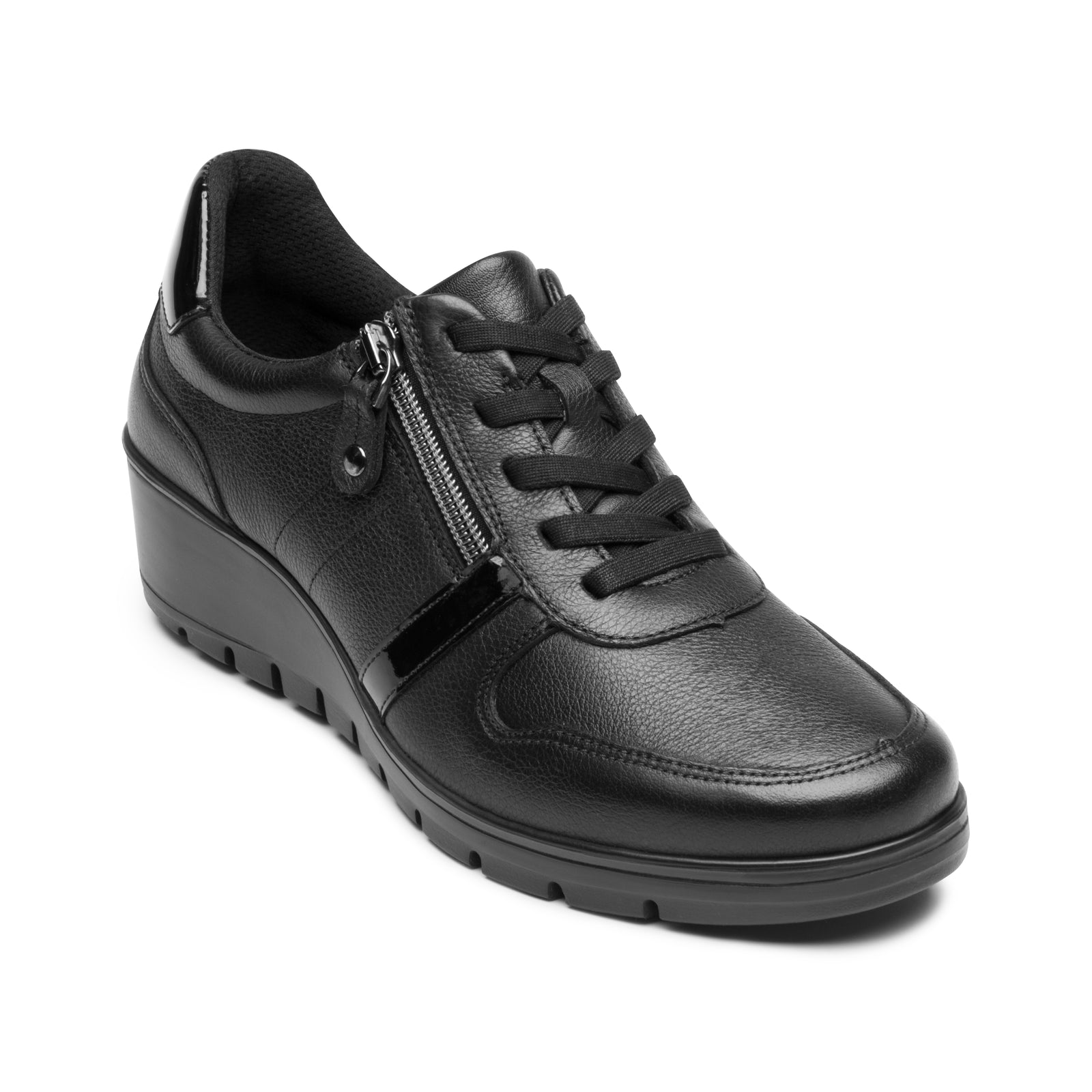 104836 NEGRO FLEXI CALZADO DAMA CHOCLO CASUAL