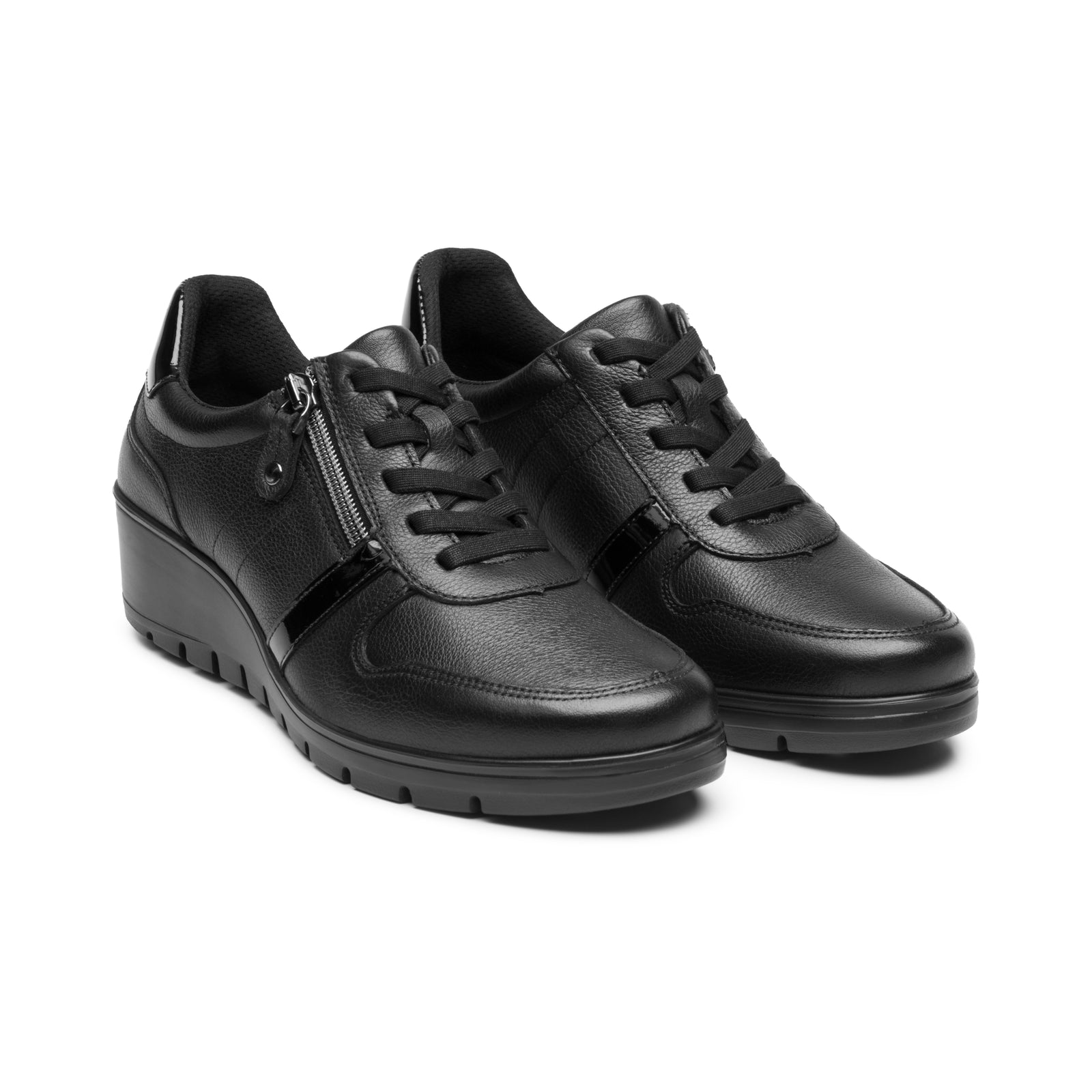 104836 NEGRO FLEXI CALZADO DAMA CHOCLO CASUAL