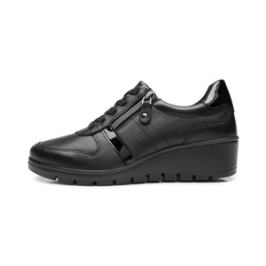 104836 NEGRO FLEXI CALZADO DAMA CHOCLO CASUAL