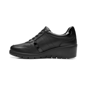 104836 NEGRO FLEXI CALZADO DAMA CHOCLO CASUAL