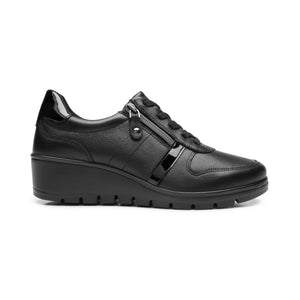 104836 NEGRO FLEXI CALZADO DAMA CHOCLO CASUAL