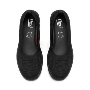 104927 NEGRO FLEXI CALZADO DAMA CHOCLO SPORT