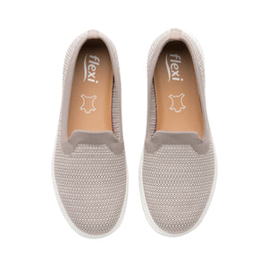 104930 TAUPE FLEXI CALZADO DAMA CHOCLO SPORT