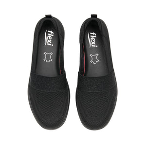 104932 NEGRO FLEXI CALZADO DAMA CHOCLO SPORT