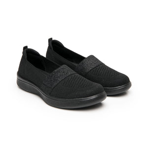 104932 NEGRO FLEXI CALZADO DAMA CHOCLO SPORT