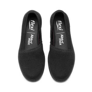104935 NEGRO FLEXI CALZADO DAMA CHOCLO SPORT