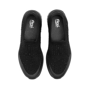 105111 NEGRO FLEXI CALZADO DAMA CHOCLO SPORT