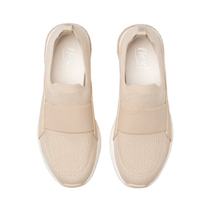 105113 BEIGE FLEXI CALZADO DAMA CHOCLO SPORT