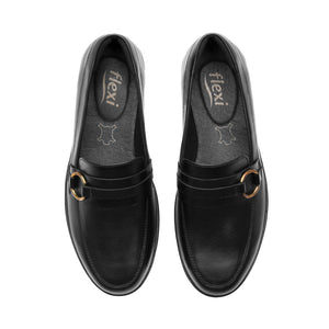 109408 NEGRO FLEXI CALZADO DAMA CHOCLO CASUAL