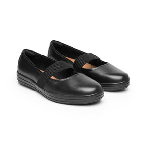 109410 NEGRO FLEXI CALZADO DAMA CHOCLO CASUAL