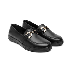 109411 NEGRO FLEXI CALZADO DAMA CHOCLO CASUAL