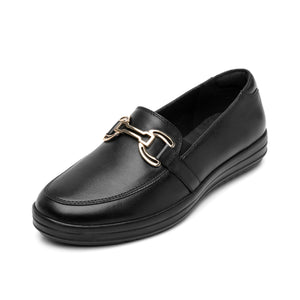 109411 NEGRO FLEXI CALZADO DAMA CHOCLO CASUAL