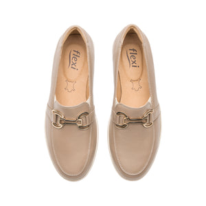 109411 TAUPE FLEXI CALZADO DAMA CHOCLO CASUAL