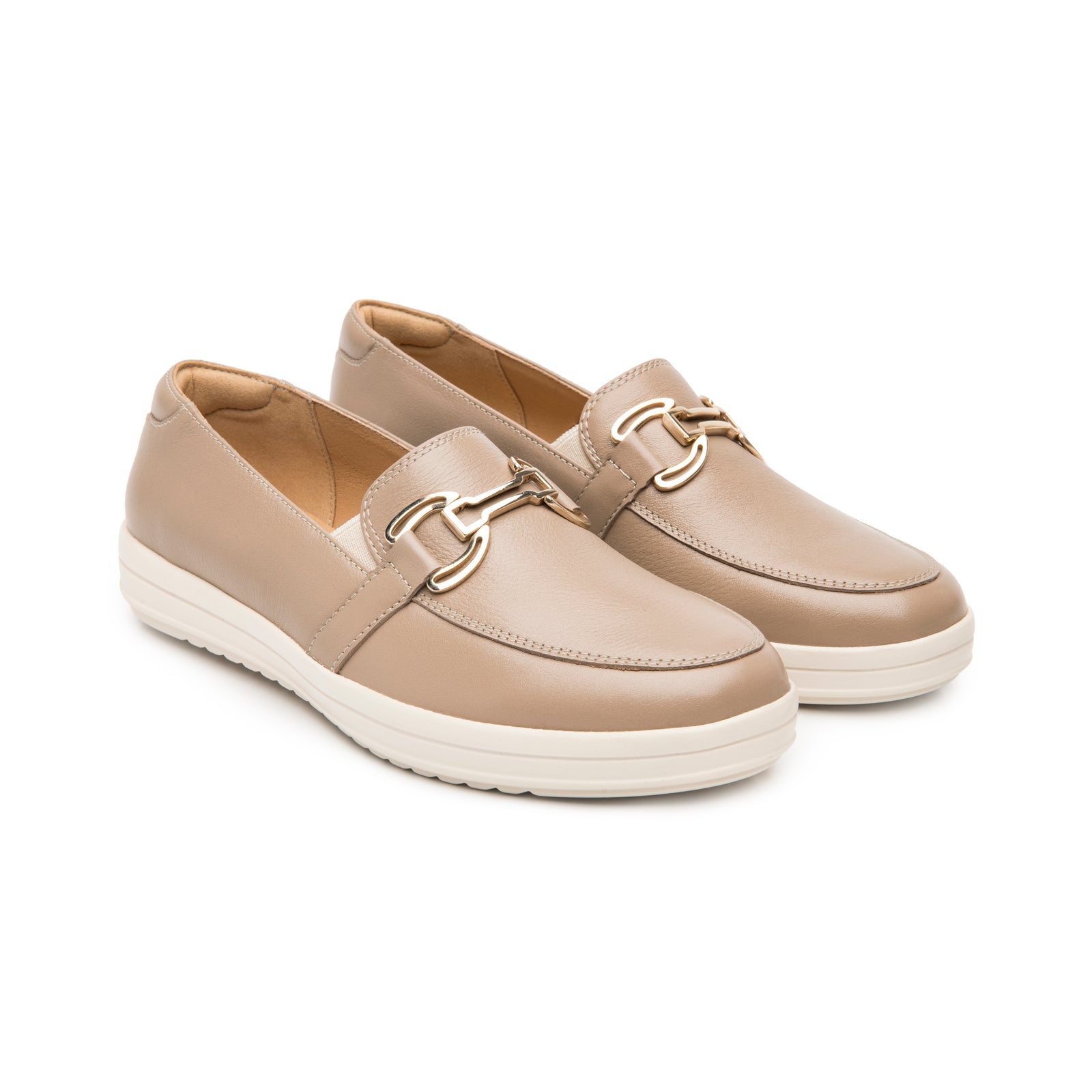 109411 TAUPE FLEXI CALZADO DAMA CHOCLO CASUAL