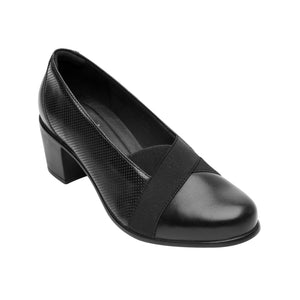 110403 NEGRO FLEXI CALZADO DAMA CHOCLO SEMIVE