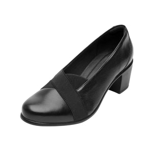110403 NEGRO FLEXI CALZADO DAMA CHOCLO SEMIVE
