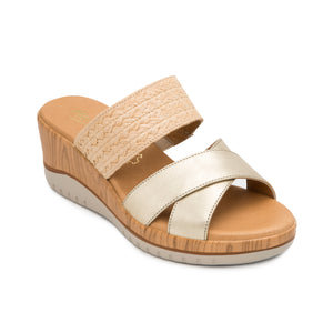 113324 DORADO FLEXI CALZADO DAMA SANDALIA SAN