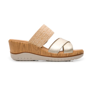 113324 DORADO FLEXI CALZADO DAMA SANDALIA SAN