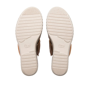 113324 TAN FLEXI CALZADO DAMA SANDALIA SANDAL