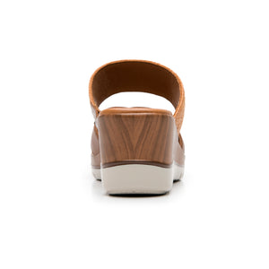 113324 TAN FLEXI CALZADO DAMA SANDALIA SANDAL