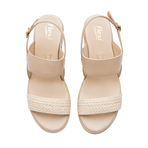 113325 CREMA FLEXI CALZADO DAMA SANDALIA SAND