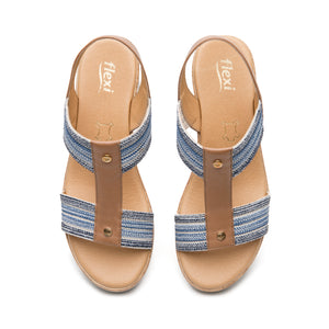 113326 AZUL FLEXI CALZADO DAMA SANDALIA SANDA